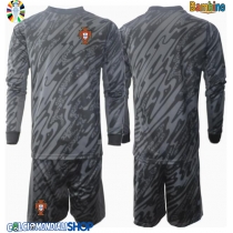 Maglie da calcio Portogallo Portiere Seconda Maglia Bambino Europei 2024 Manica Lunga (+ Pantaloni corti)